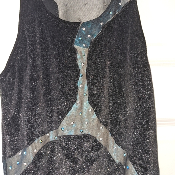 Hand Crafted Unique Velvet Gothic Mermaid Artistic Swimsuit One Piece